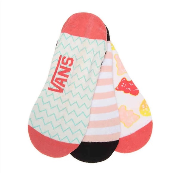 VANS 3-pair women’s No-Show Liners shoe size 7-10 - Picture 2 of 7